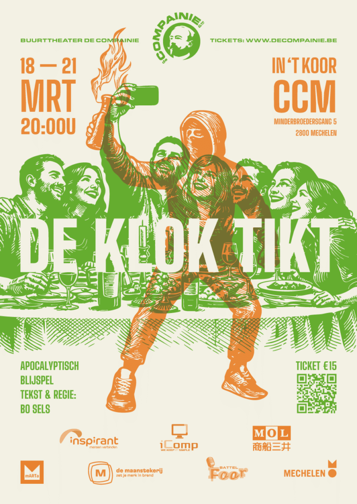 De Klok Tikt - 18-21 maart 2026 in CCM - De Compainie